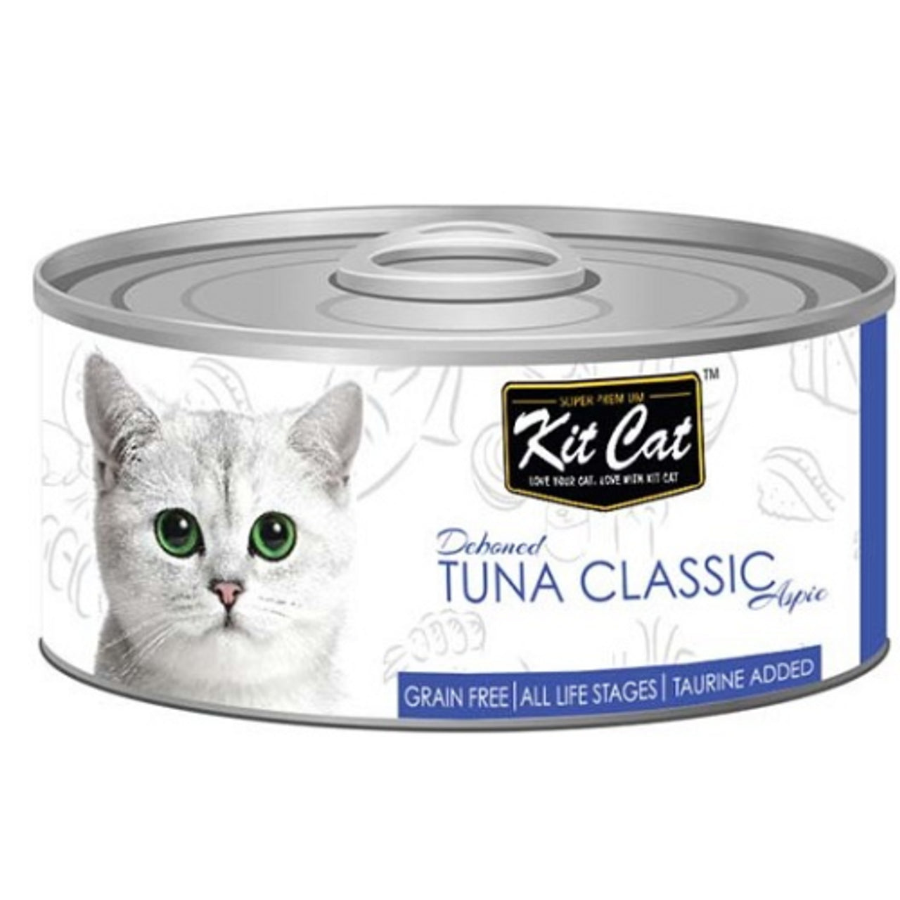 Kit Cat Deboned Tuna Classic Aspic 80g Cat Food