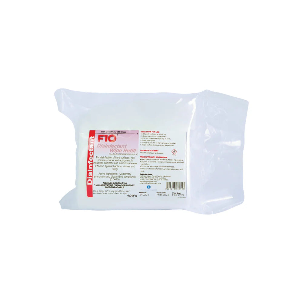 F10 Disinfectant Wipe Refill
