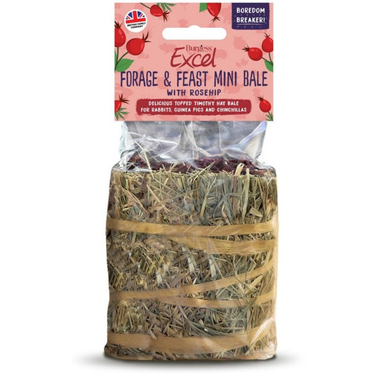 Burgess forage and feast mini bale rosehip