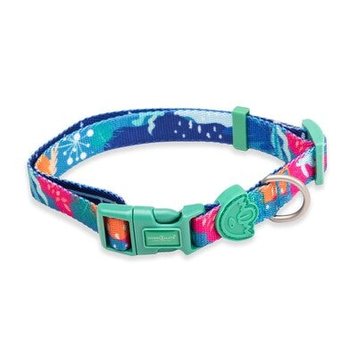 Dogs life designer pooch collar under the sea blue M