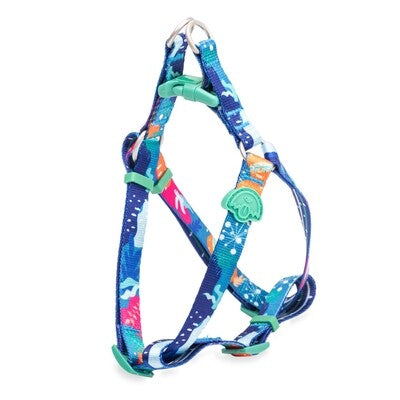 Dogs life designer pooch harness under the sea Blue M