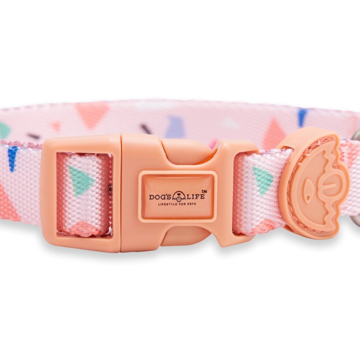 Dogs life designer collar Tarrazo pinkL