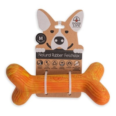 dogs life chew bone orange M