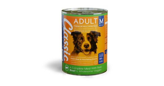 Montego Classic Succulent Beef & Wholesome Veggies Can dog Food 775g