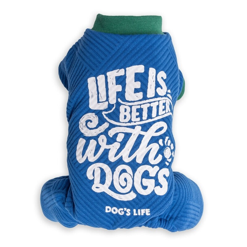 dogs life is better blue S