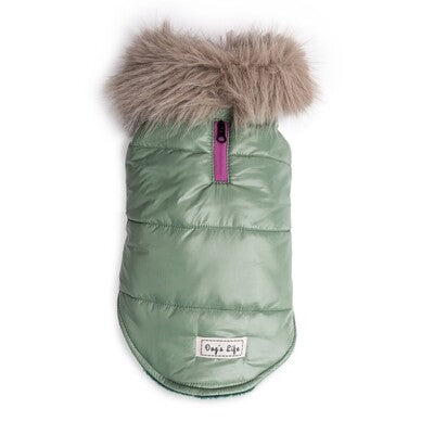 Dogs life gilet puffer mint L