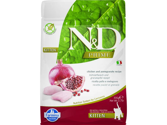 N&D Prime Cat Chicken & Pomegranate Kitten 300g