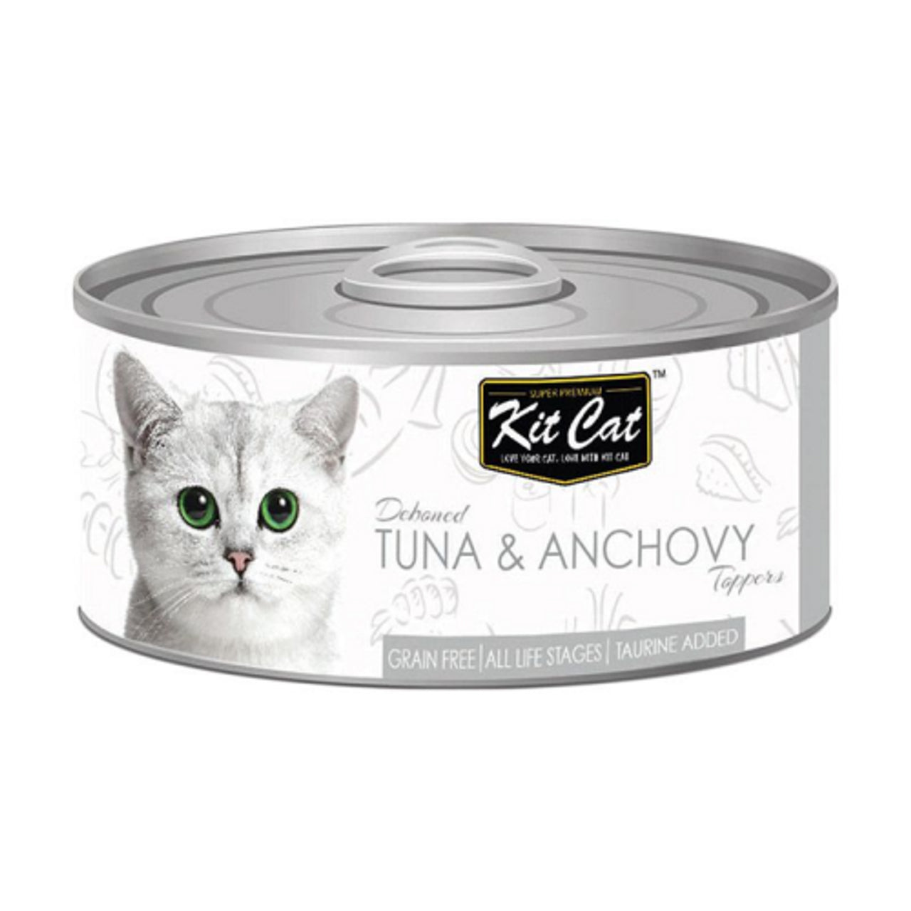 Kit Cat Deboned Tuna & Anchovy Aspic 80g Cat Food