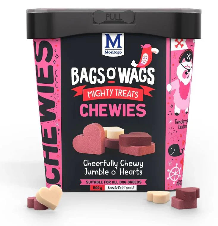 MONTEGO BAGS O' WAGS HEARTS MIX 500g