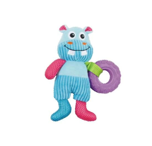 Pawise swimming hippo dog toy