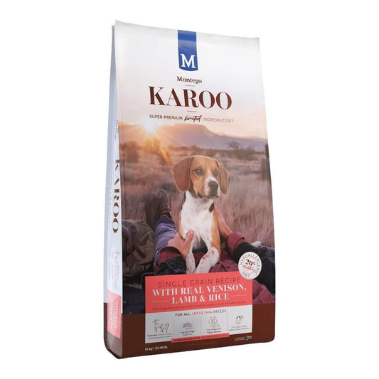 Montego Karoo All Breed Venison and Lamb Adult Dog Food 8kg