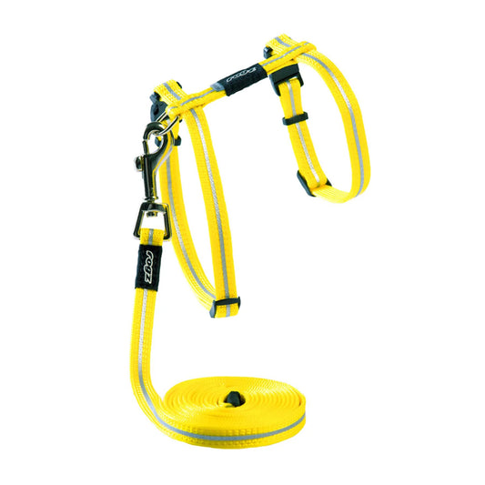 Rogz cat harness alleycat dayglo xs