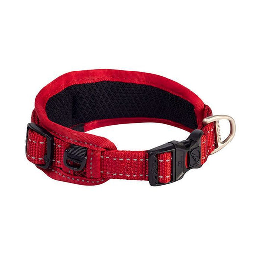Rogz padded collar red XXL