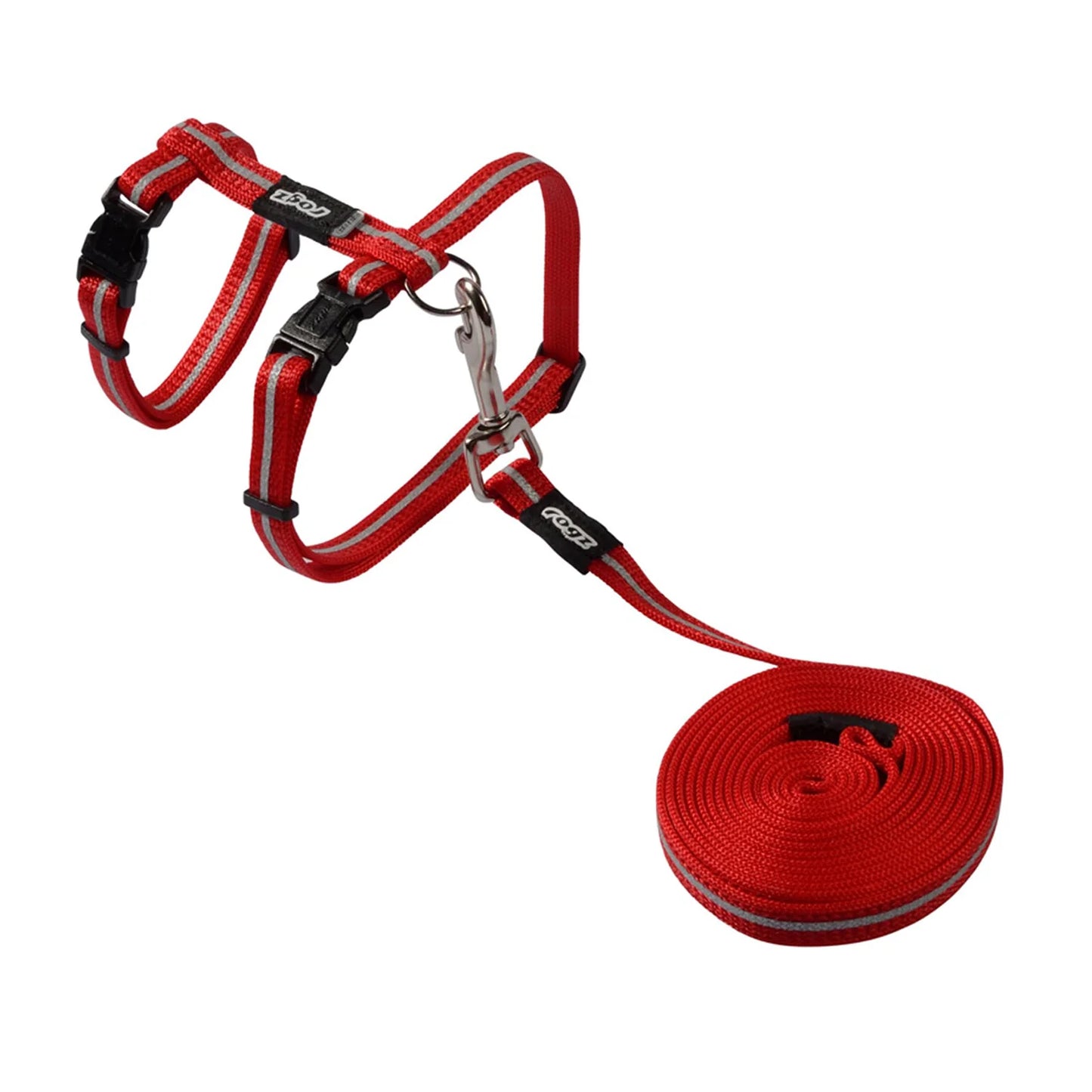 Rogz cat harness alleycat red s