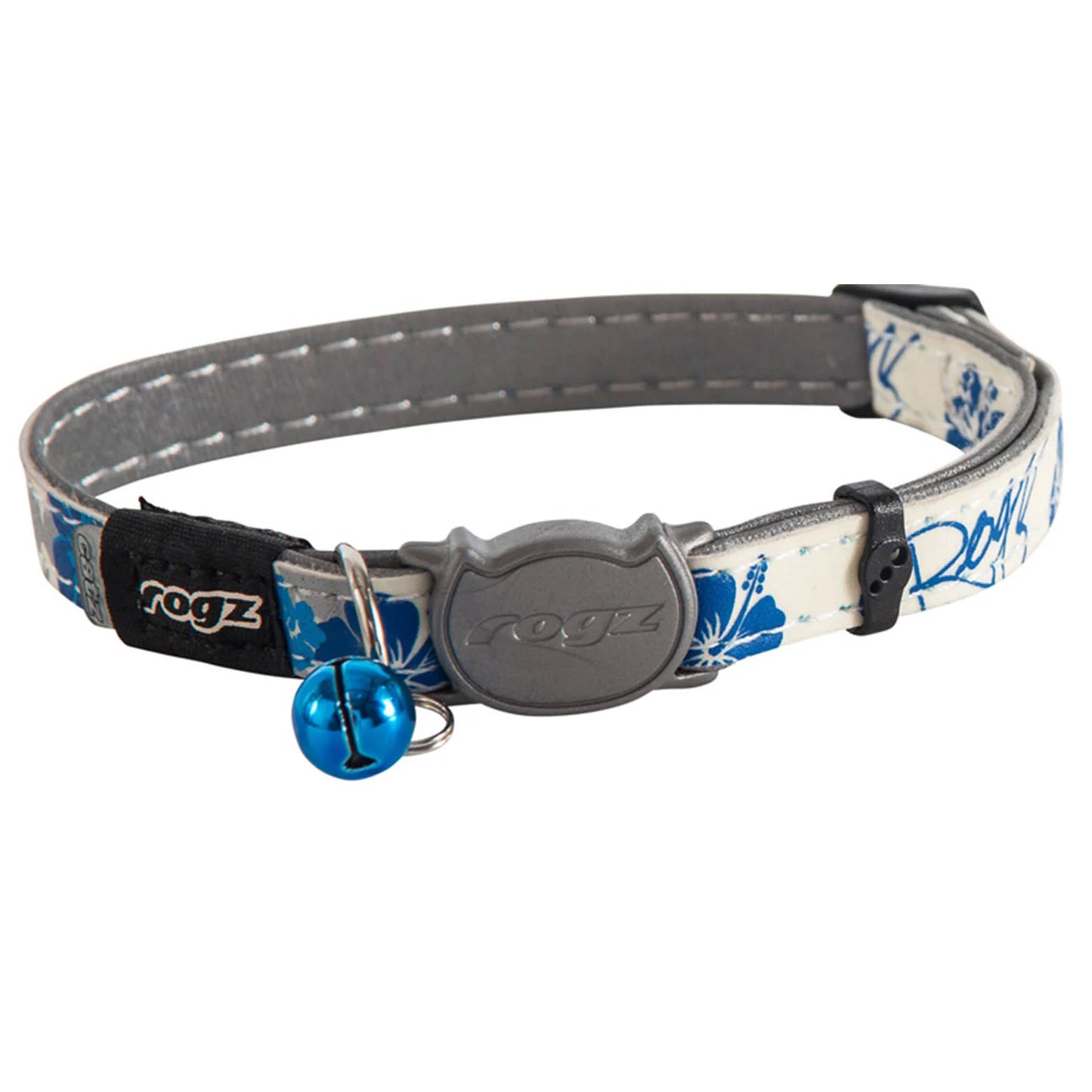 Rogz cat collar glowcat small blue 1