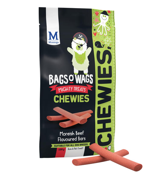 Montego bag o wags beef bars 100g