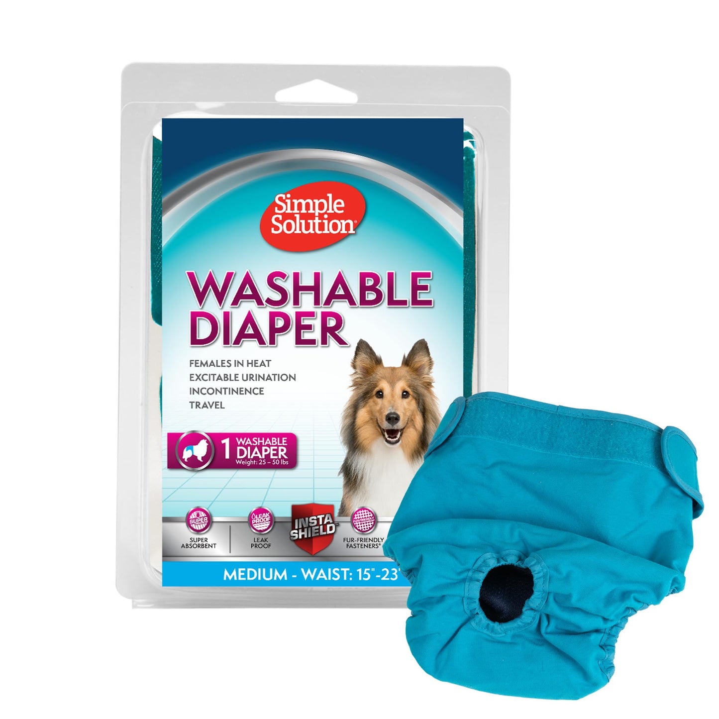 SIMPLE SOLUTION WASHABLE DIAPER MED