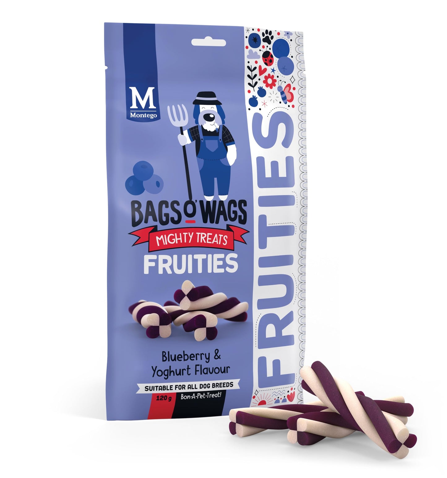 Bags O' Wags Fruities Dog Treats 120g