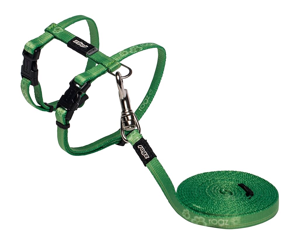 Rogz cat harness green xsmall