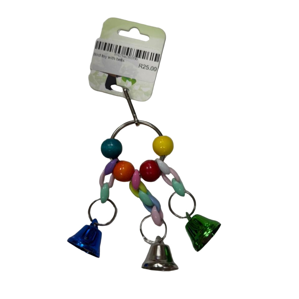 Bird toy with bells