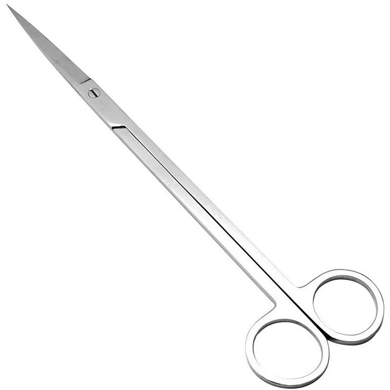 Stainless steel scissors straight