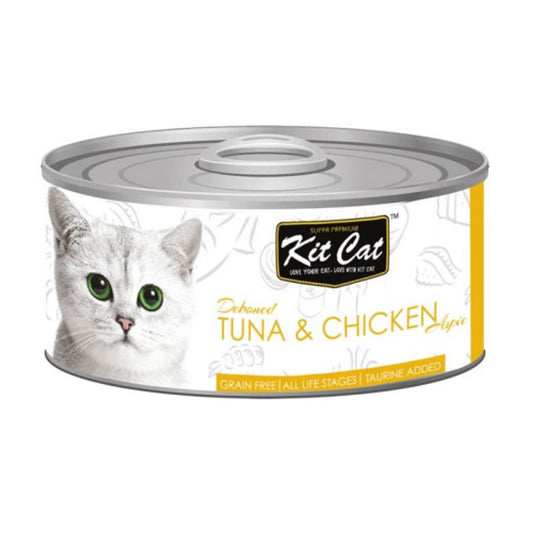 Treat Deboned Tuna & Chicken Aspic Tin 80g Kit