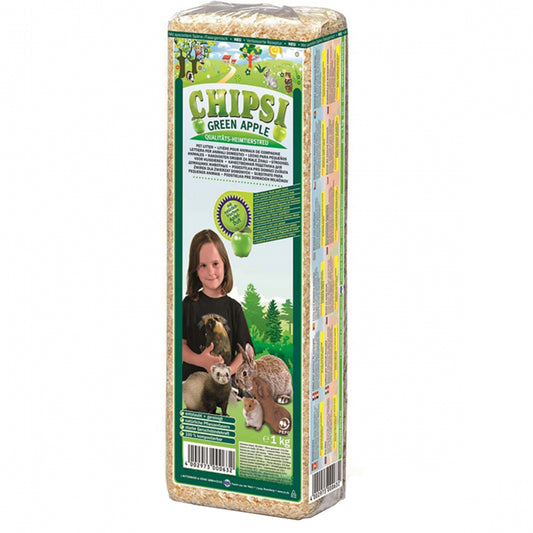 Chipsi green apple hamster bedding 1kg