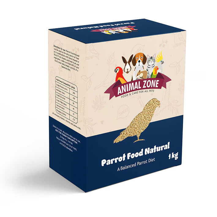 ANIMAL ZONE PARROT FOOD NATURAL 1kg
