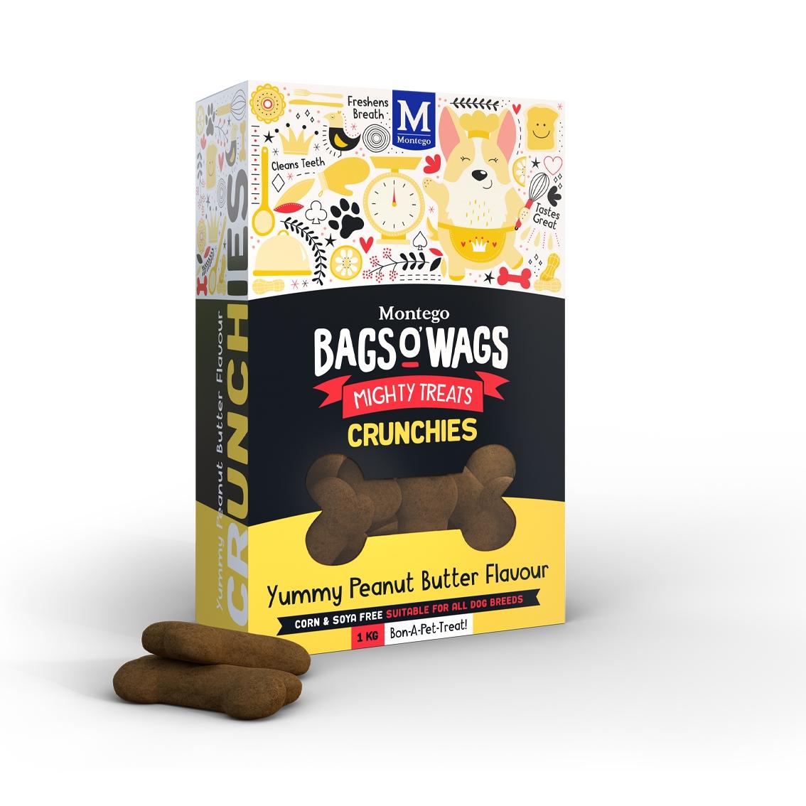 Montego bag o wags crunchies peanut butter 2kg