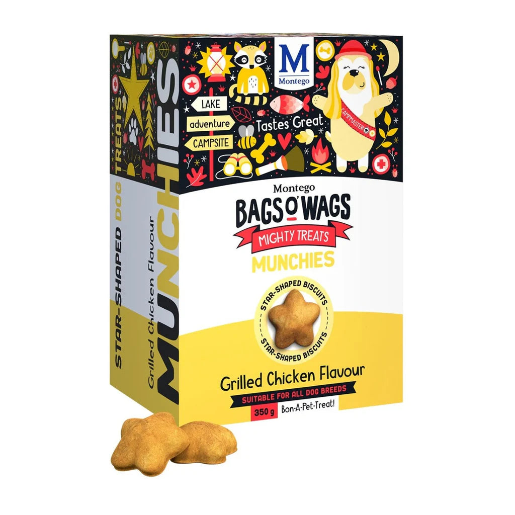 Montego bag o wags munchies chicken stars 350g