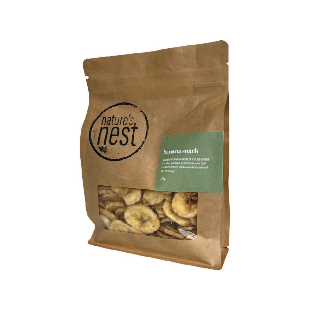 natures nest banana snack 300g