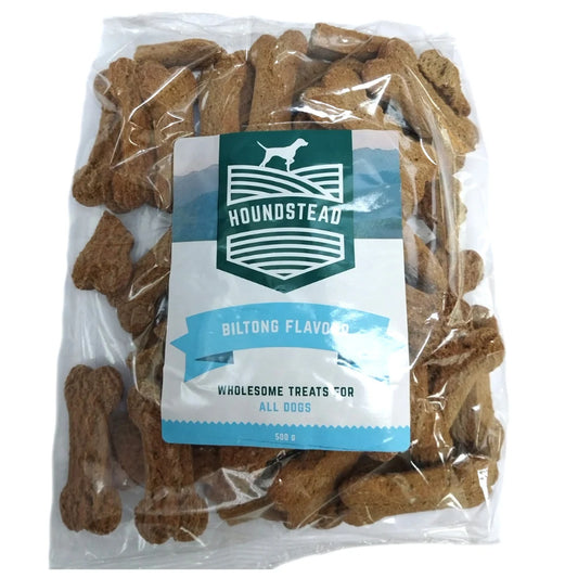 Houndstead Biscuit Biltong 500g Bag
