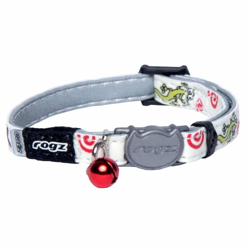 Rogz cat collar glowcat small geko