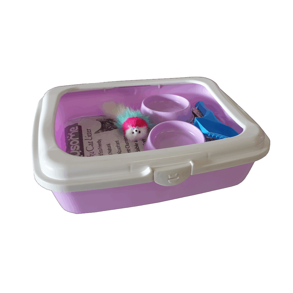 Pawise cat litter starter kit Akwa