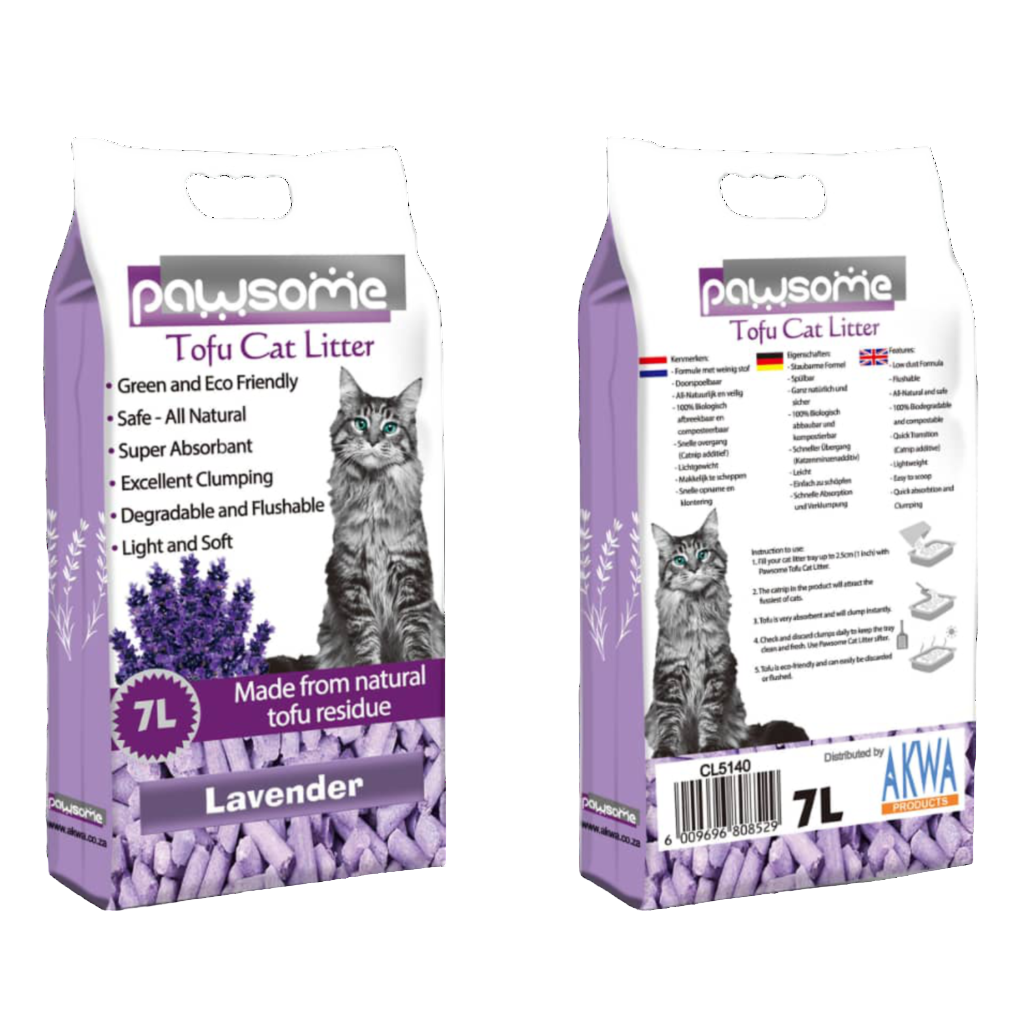 Tofu cat litter Lavender 7L