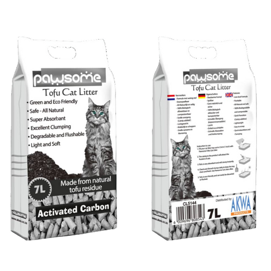 Tofu cat litter carbon 7L