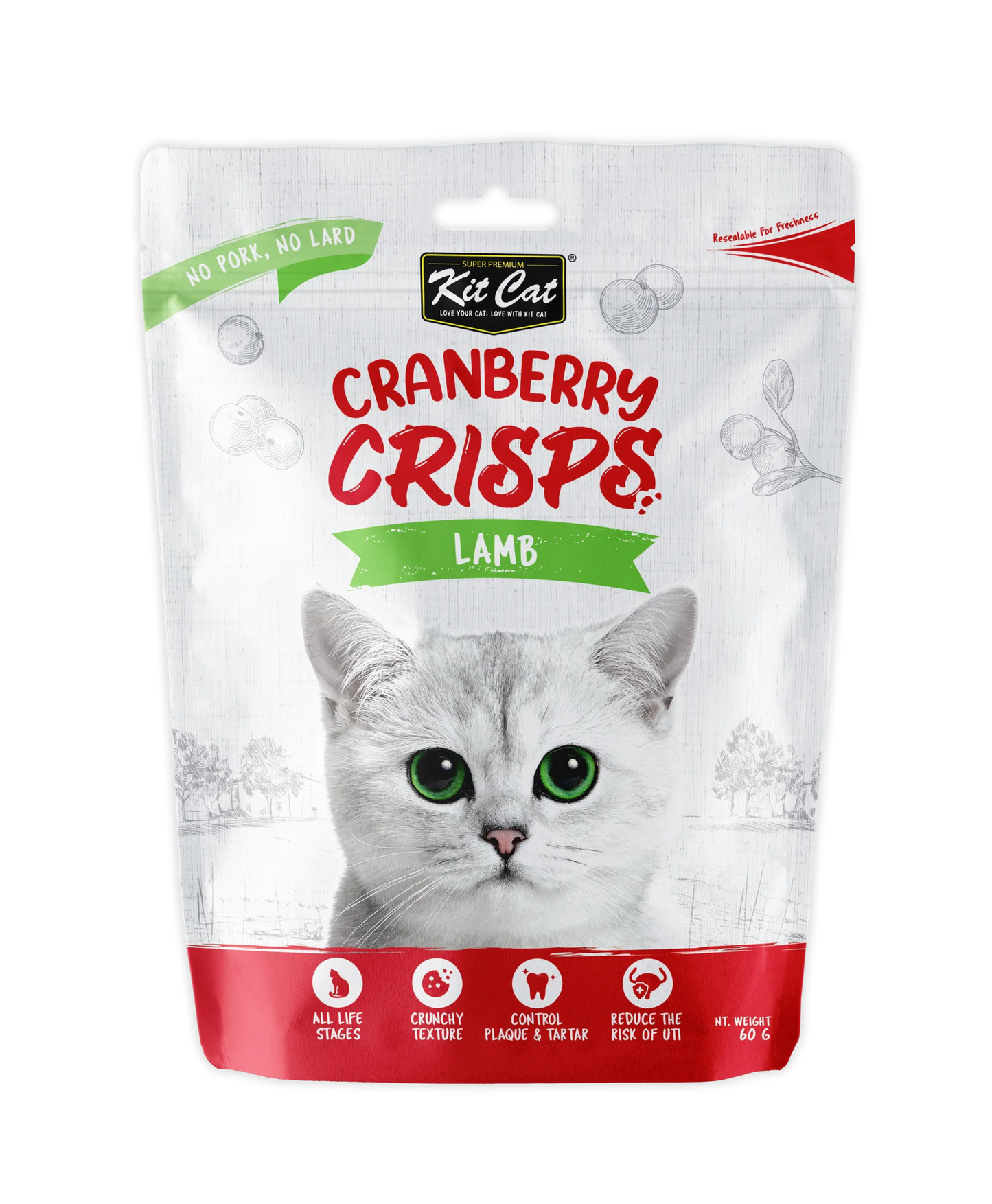 Kit cat cranberry crisps 60g