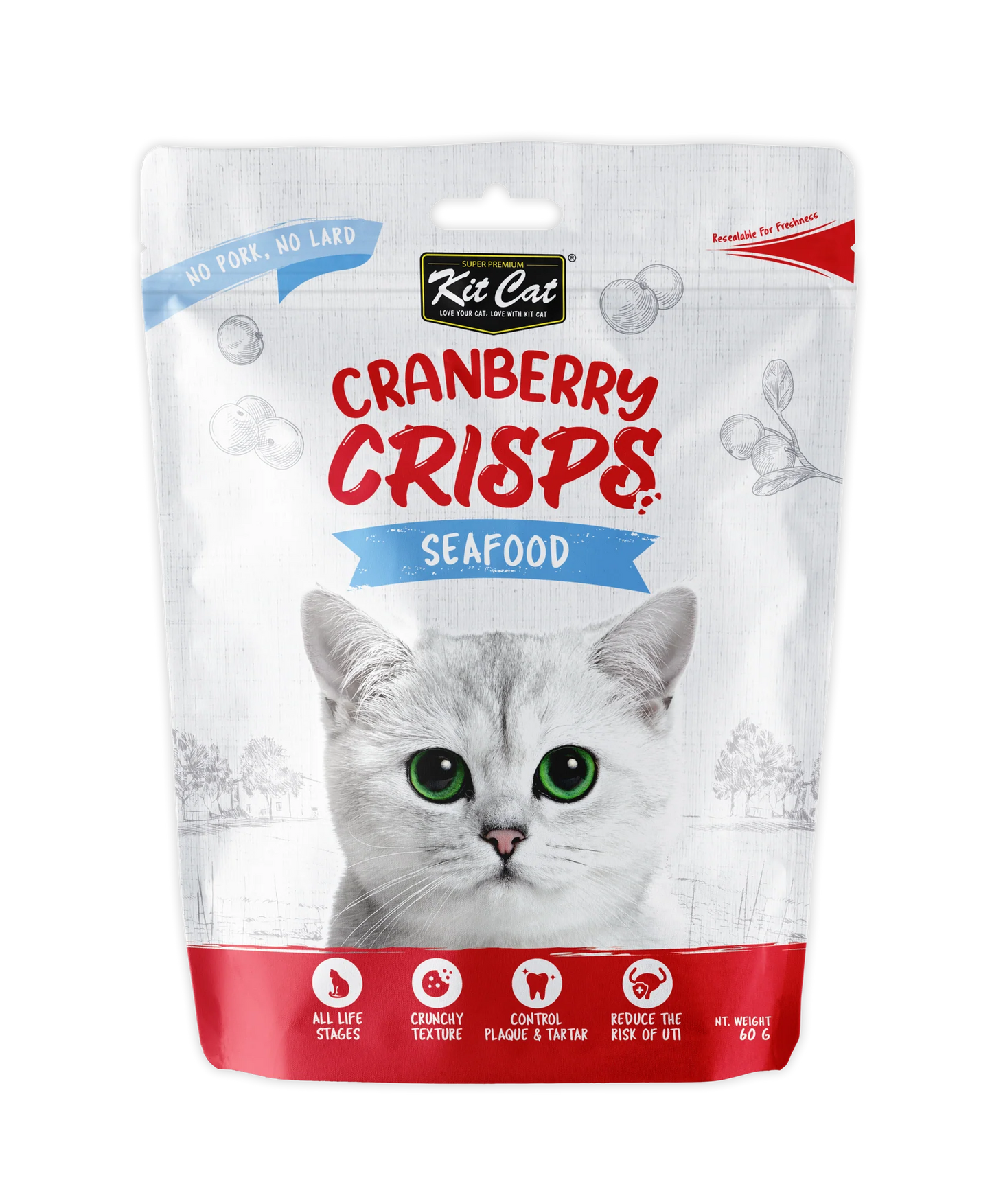 Kit cat cranberry crisps 60g