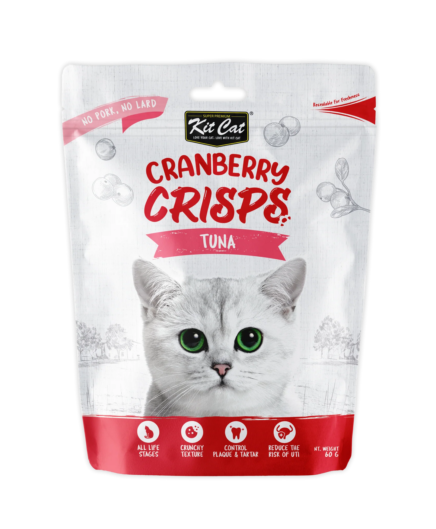 Kit cat cranberry crisps 60g