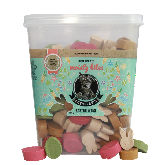 Cuthberts easter dog treats moit bites 800g