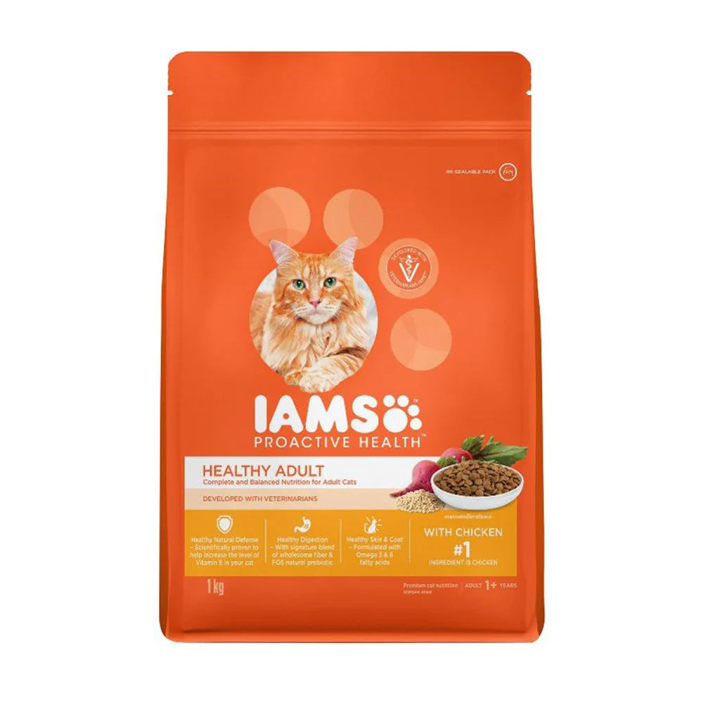 Iams Cat Dry Chicken Adult 1kg