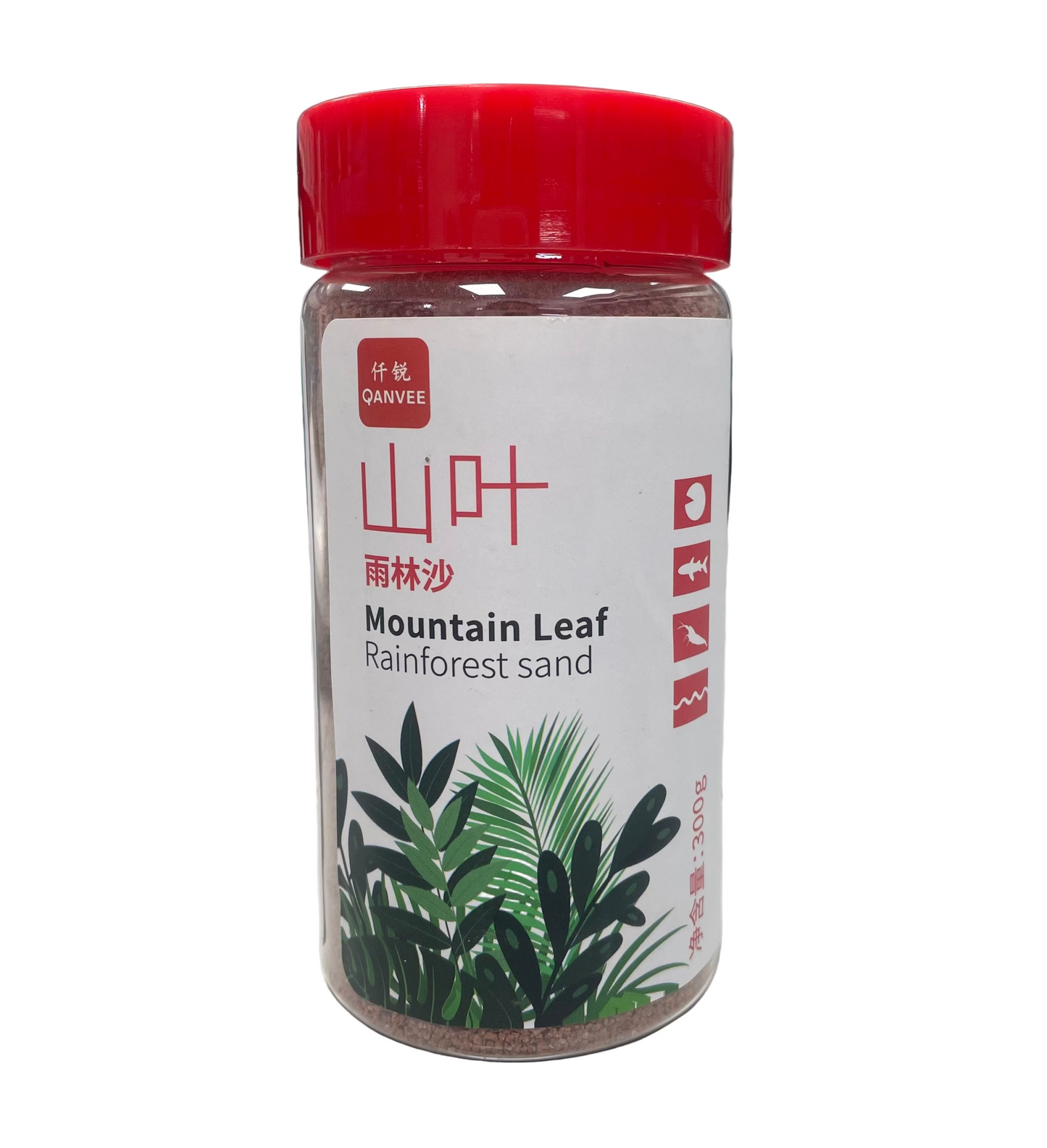Qanvee rainforest sand red 300g