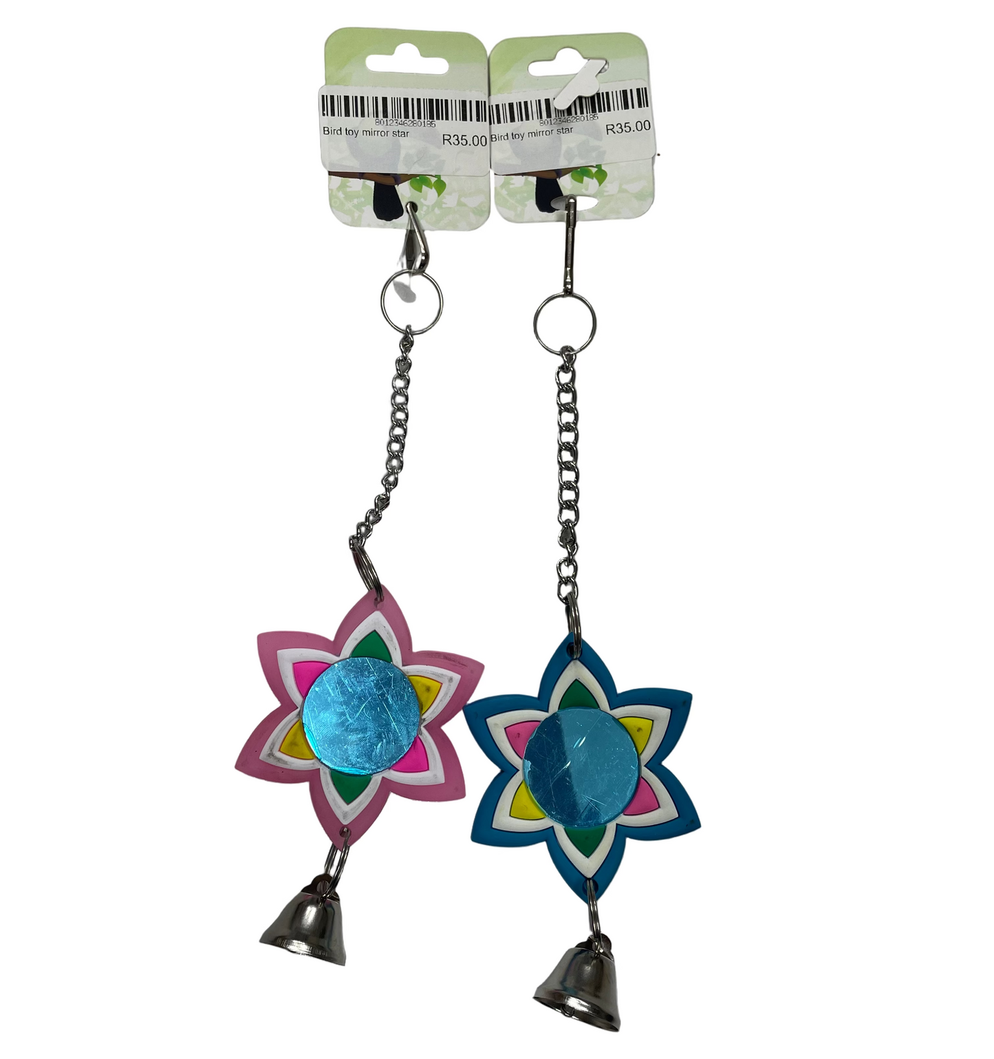 Bird toy mirror star