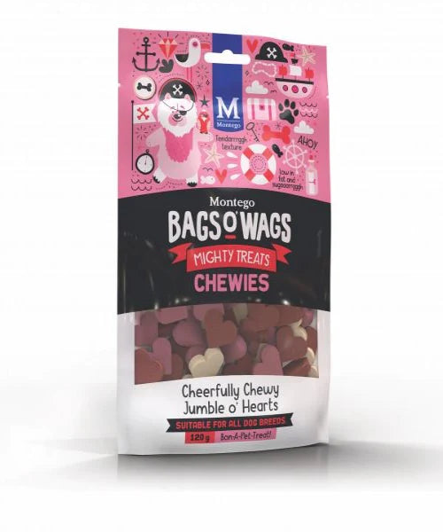 MONTEGO BAGS O' WAGS HEARTS MIX 120g