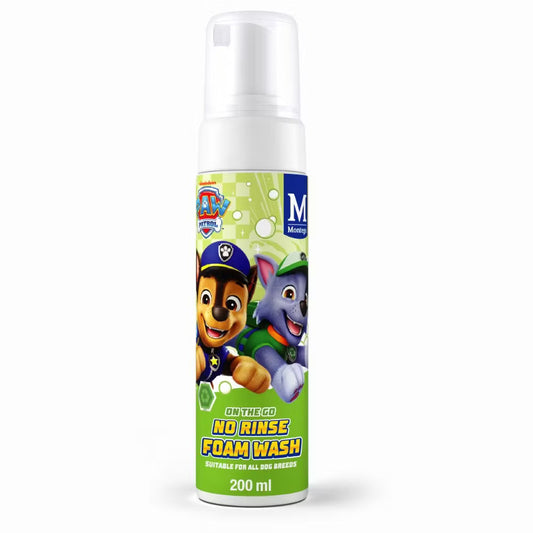 Montego PAW Patrol No Rinse Foam Dog Wash - 200 ml