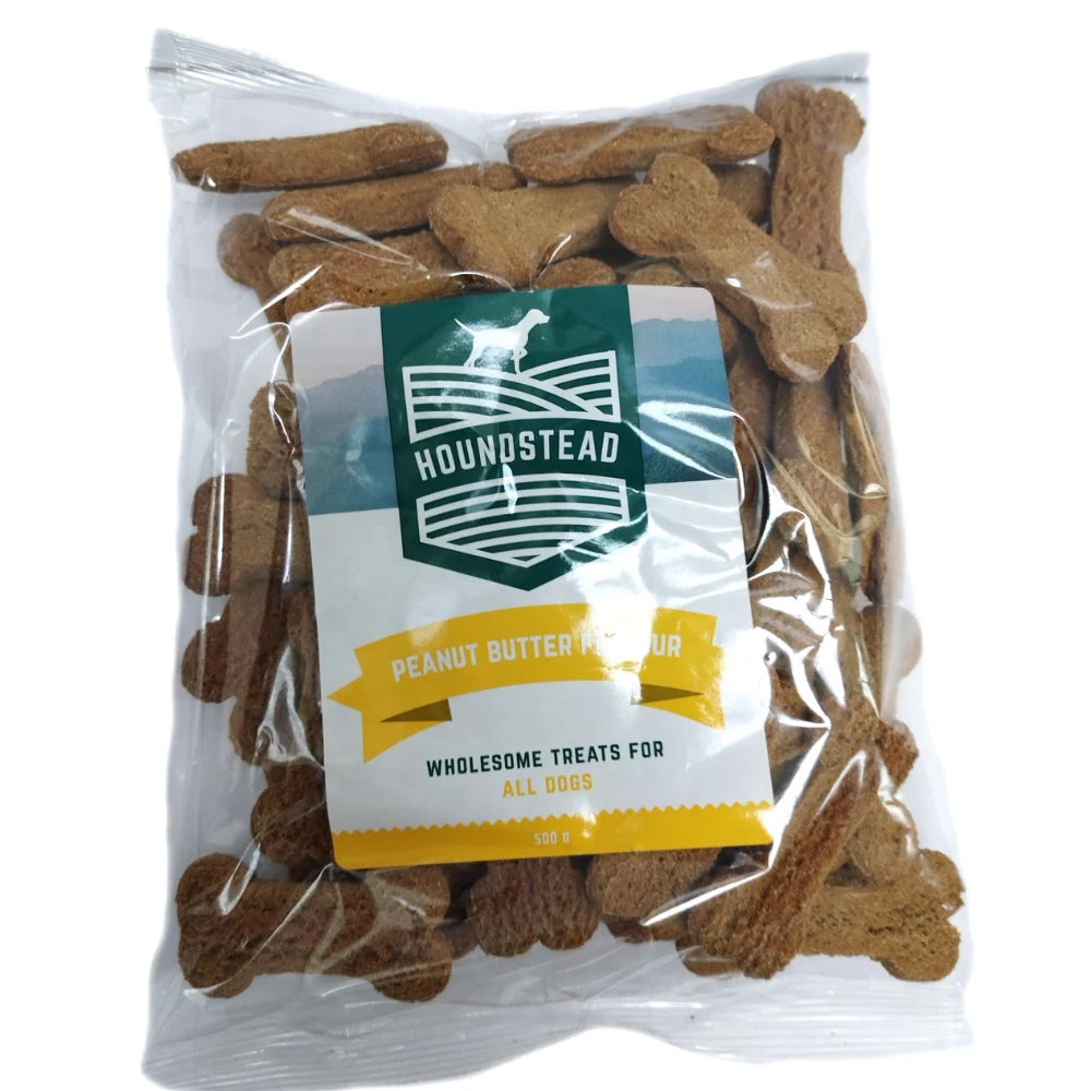 Houndstead Biscuit Peanut Butter 500g Bag