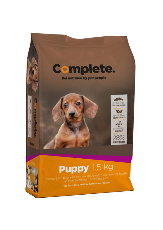 Complete small to med breed puppy 1.5kg
