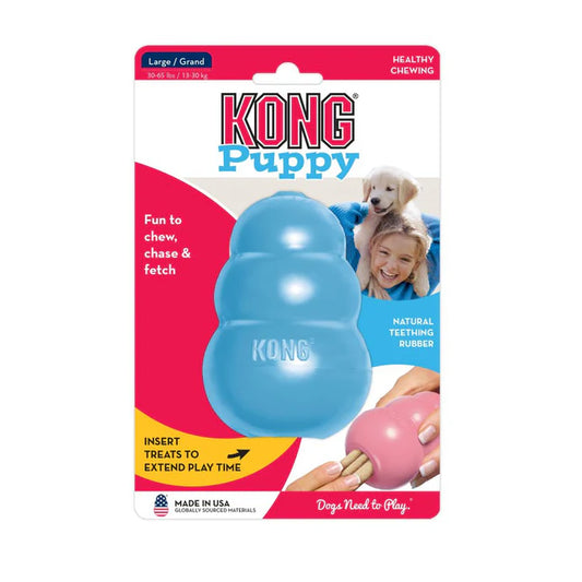 Kong puppy toy blue L