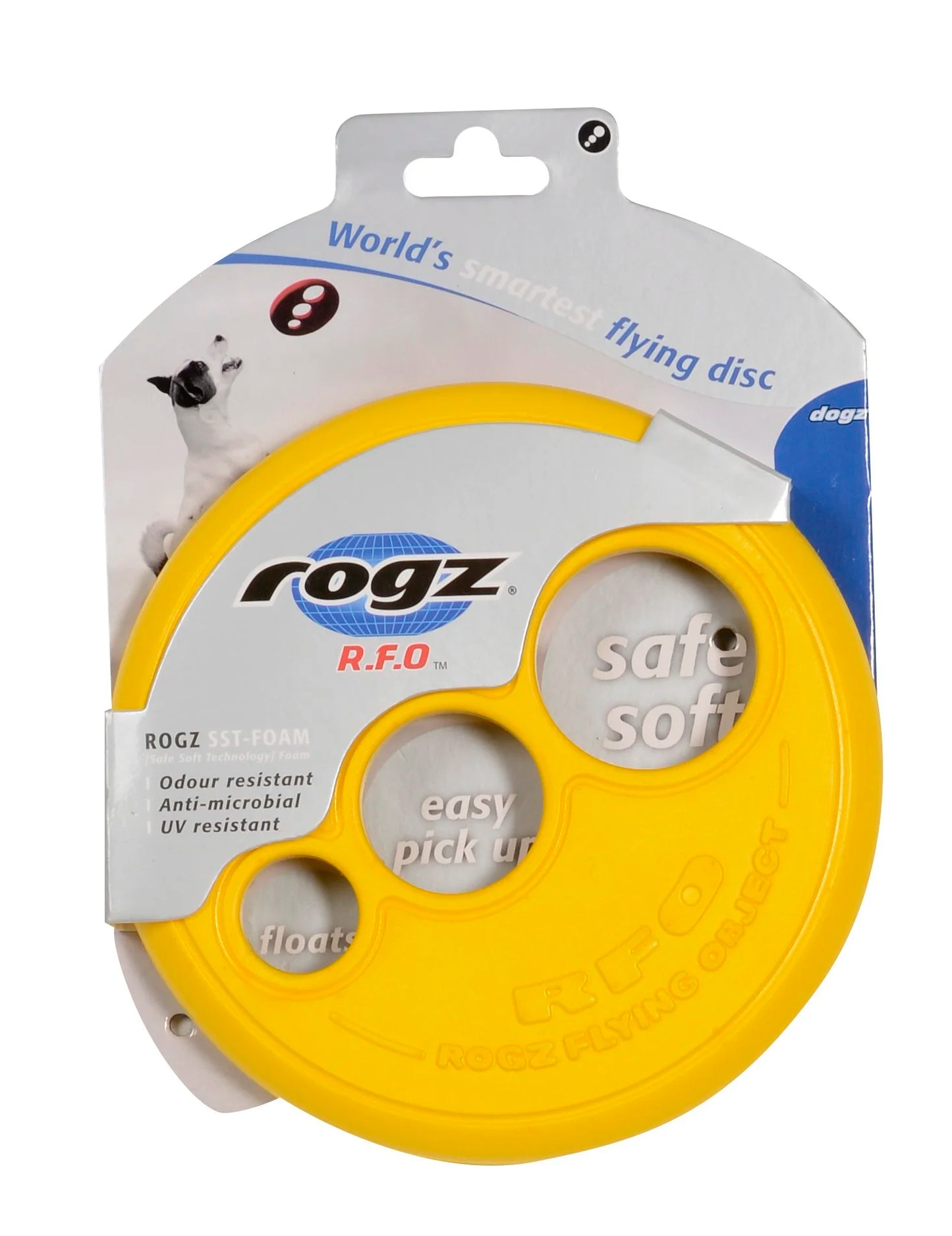 Rogz Large Flying Disc yellow