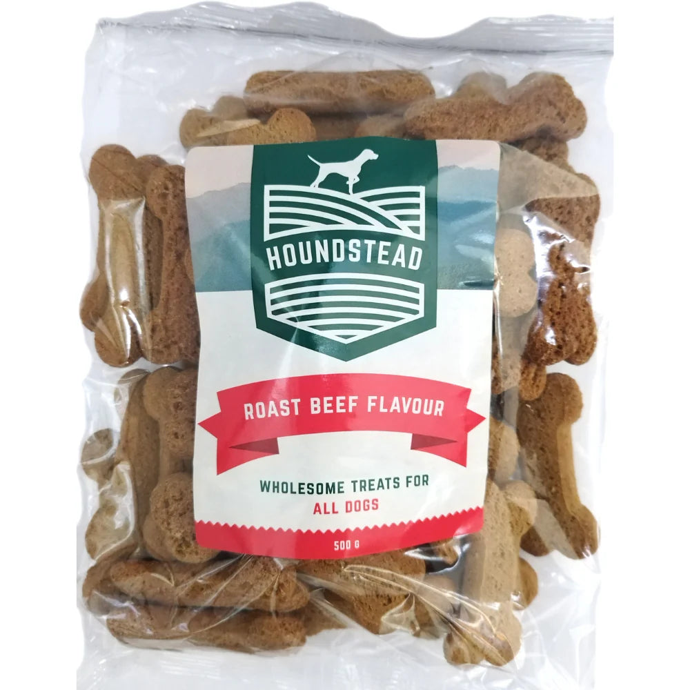 Houndstead Biscuit Roast Beef 500g Bag